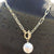 Wonderful Huge Pearl Oval Link Necklace