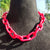 Hot Pink Oval Link Necklace