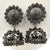 Big Jhumka Black Rhodium Earring