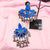 Huge Flower Sparke Mirrors Earring