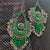 Floral Filigree Beads Ghungroo Earring