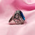 Sparkling Blue & White Stone Egyptian Style Ring