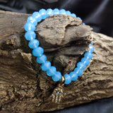 Sparkle Blue Beads Stylish Adjustable Bracelet