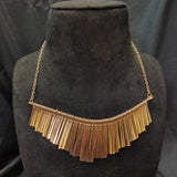 Fashionable Stylish Golden Spike Fashion Necklace