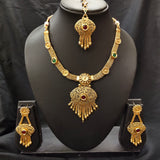 Classy Indian Wedding Style Pure Copper Necklace Set