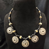 Amazing Old Vintage Style Tribal Wood Necklace