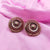 Solid Rajwadi Style Circle Stud Earrings