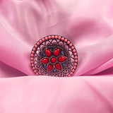 Colorful Beads Antique Flower Design Ring