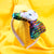Cute Teddy Face With Double Color Bow Kids Hair Band