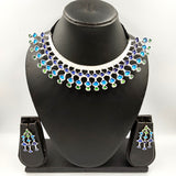 Fabulous Peacock Feather Design Necklace Set