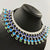 Fabulous Peacock Feather Design Necklace Set