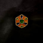 Handmade Hexagon Shape Yellow, Green & Blue 925 Solid Silver Adjustable Ring