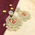 Impressive Royal Peacock With Glory Stones Wedding Earrings