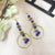 Amazing Bell & Beads Circle Hook Earrings