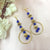 Amazing Bell & Beads Circle Hook Earrings