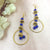 Amazing Bell & Beads Circle Hook Earrings