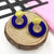 Simple Traditional Circle Design Rare Earrings