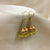 Traditional Enamel Print & Beads Jhumka Hook Earrings