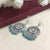 Old Gujarati Look Circle Art Deco Beads Earrings