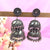 Big Size Black Oxidised Double Jhumka Earring