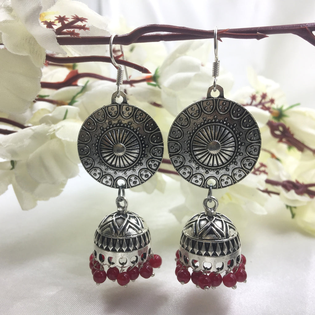 Antique Silver Jhumka Earrings at Rs 50/pair | चांदी के झुमके in Jaipur |  ID: 23711957097