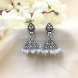 Tiny Pear Antique Design With Classical Jhumka Earrings