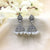 Tiny Pear Antique Design With Classical Jhumka Earrings