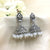 Tiny Pear Antique Design With Classical Jhumka Earrings