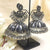 Huge Circle Old Classic Ghungroo Jhumka Antique Earrings