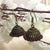 Dark Deep Golden Vintage Style Jhumka Hook Earrings