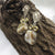 Amazing Beach Stone Peacock Face Earrings