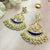 Stunning India Traditional Style Enamel With Beads Earrings