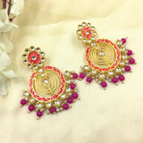 Engagement Traditional Style Round Beads Women's Earrings