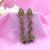 Beautiful Flower Stick With Jhumka Oxidised Earrings