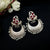 High Quality Silver Traditional Stones Earrings