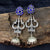 Wonderful Indian Trident With Jhumka Earrings