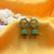 Hollow Circle Flower With Jhumka Earrings