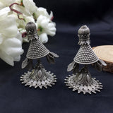 Rough Matt Finish Amazing Antique Jhumka Design Earrings