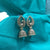 Golden Pear Peacock Face With Classic Jhumka Earrings