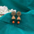 Antique Flower Face With Flower Jhumka Beads Earrings