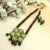 Old Gujarati Style White Stones Flower Traditional Necklace Set
