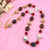 Pretty Beach Stones With Royal Beads Party Traditional Necklace Set