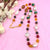Pretty Beach Stones With Royal Beads Traditional Necklace Set