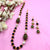 Rich Black Beads With Royal Style Beautiful Necklace Set