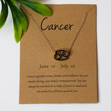 Zodiac Cancer Necklace