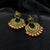 Pretty Round Gold Beads Traditional Earrings