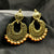 Pretty Round Gold Beads Traditional Earrings