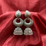 Stunning Old Egyptian Style Oxidised Earrings