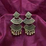 Golden Vintage Design Ghungroo Earrings