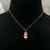 Cute Tiny Snowman With Red Scarf Enamel Pendant Necklace